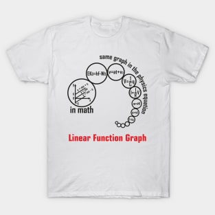 Linear function graph - light T-Shirt